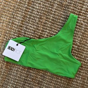 BEACH RIOT X FREE PEOPLE Leila Top in Green NWT size M